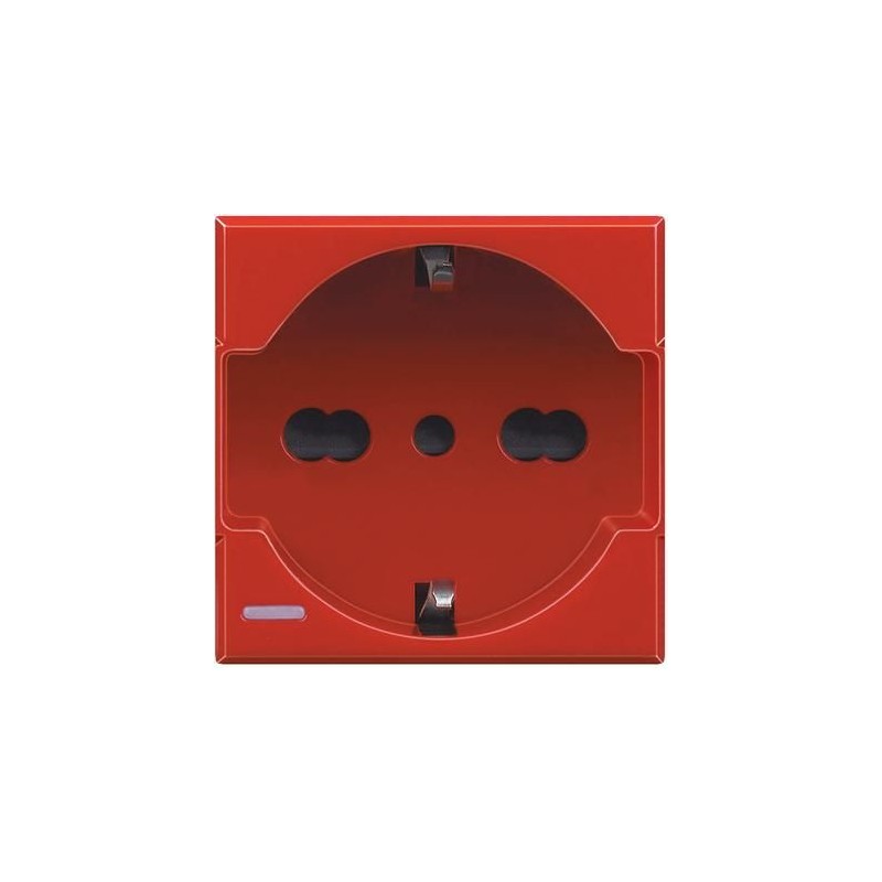Axolute Presa Schuko 10/16A Rossa BTICINO H4140/16R