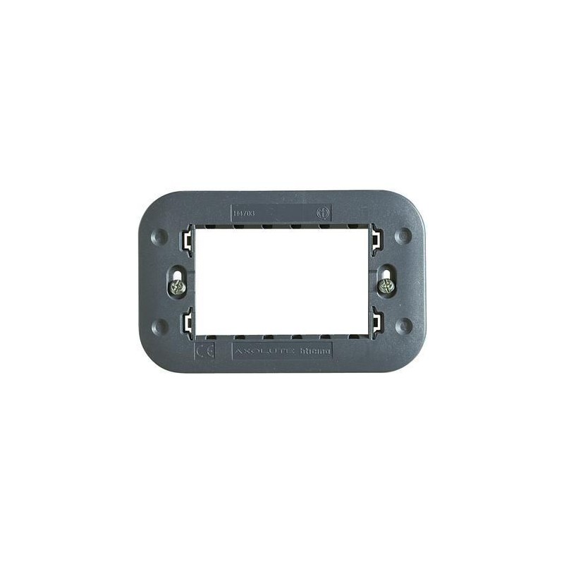 Axolute Supporto 3 moduli BTICINO H4703