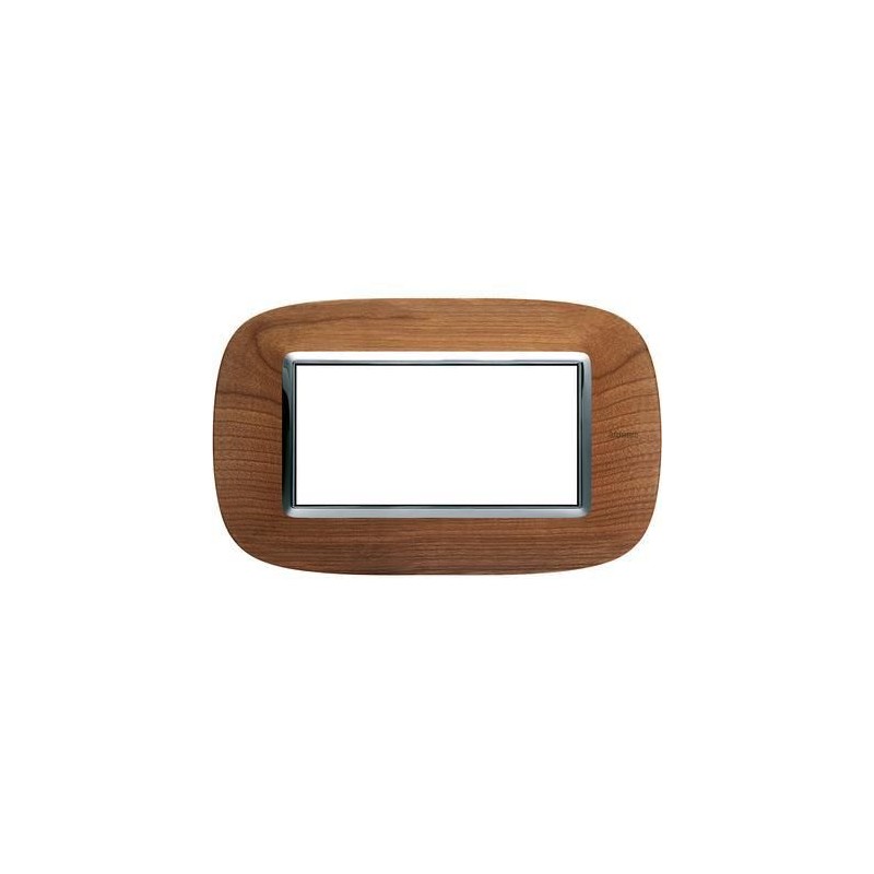AXOLUTE PLACCA 4 MODULI LEGNO CLIEGIO BTICINO HB4804LCA