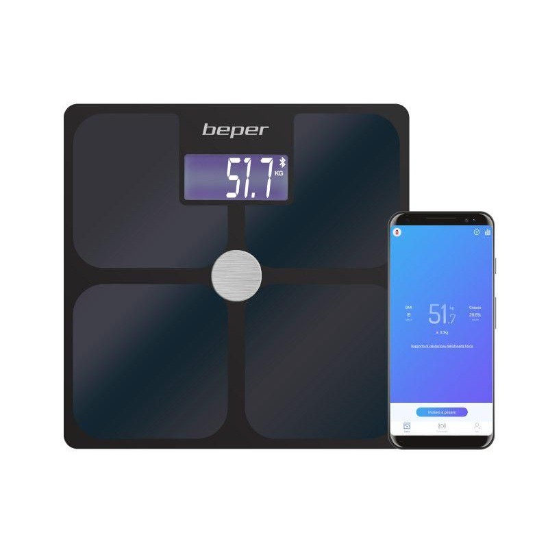 BILANCIA PESAPERSONE IMPEDENZIOMETRICA CON APP BEPER P303BIP050 BILANCIA PESAPERSONE IMPEDENZIOMETRICA CON APP BEPER P303BIP050