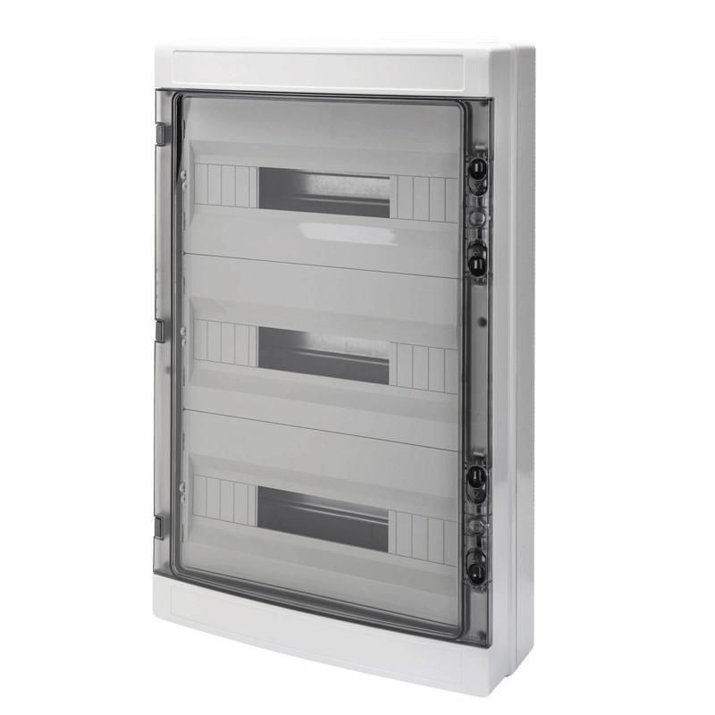 Centralino esterno IP65 54 (18x3) Moduli portello fumè GEWISS GW40108 Centralino esterno IP65 54 (18x3) Moduli portello fumè GEWISS GW40108