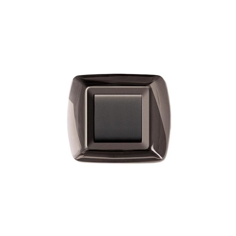 Placca My Life 2 Moduli Grigio Scuro ELETTROCANALI ECL2982GS Placca My Life 2 Moduli Grigio Scuro ELETTROCANALI ECL2982GS