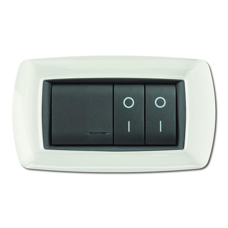 Placca My Life 4 Moduli Bianca ELETTROCANALI ECL2984WH Placca My Life 4 Moduli Bianca ELETTROCANALI ECL2984WH