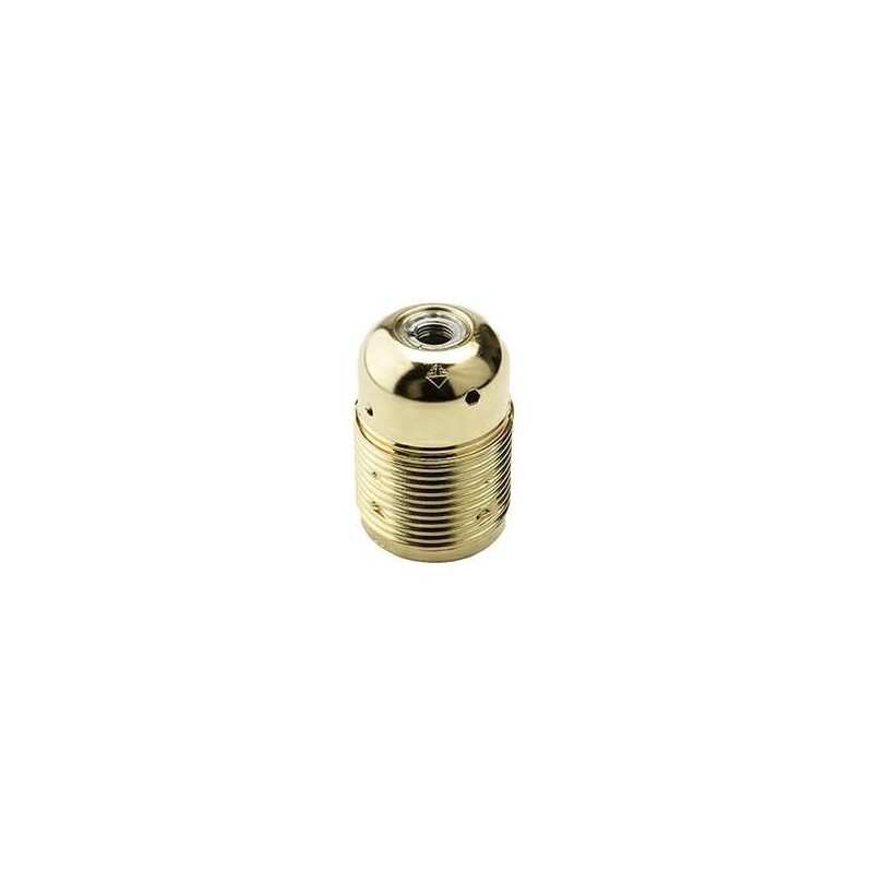 PORTALAMPADA E27 COLORE OTTONE FILETTATO PORTALAMPADA E27 COLORE OTTONE FILETTATO