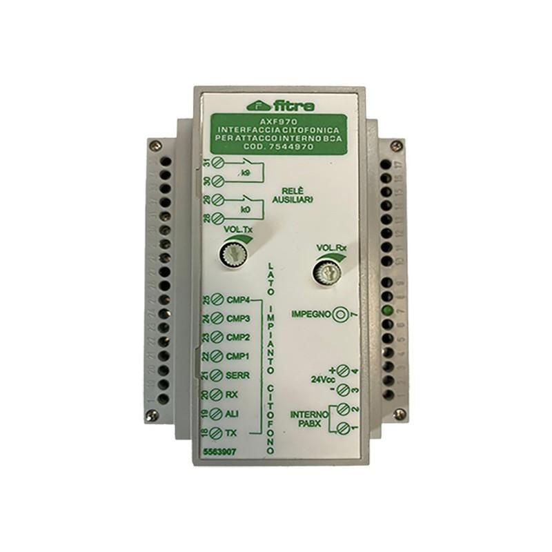 INTERFACCIA CITOFONICA FITRE AXF970 - 7544970 INTERFACCIA CITOFONICA FITRE AXF970 - 7544970