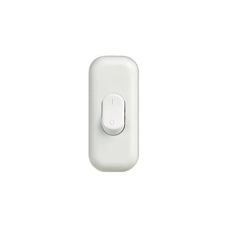 Interruttore Bipolare Passafilo Bianco Interruttore Bipolare Passafilo Bianco