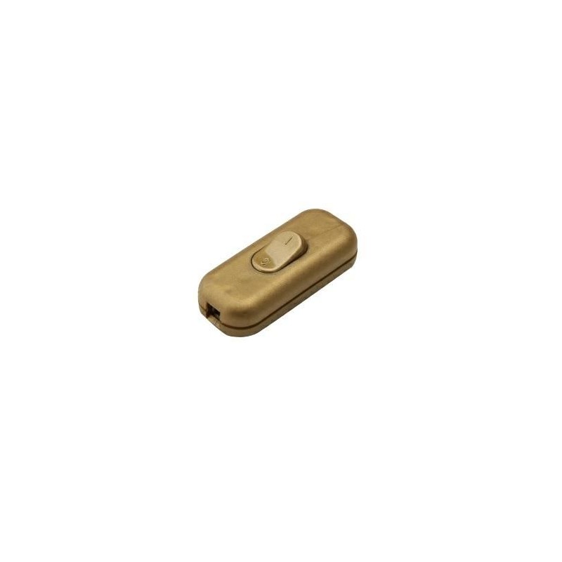 Interruttore Bipolare Passafilo Oro Interruttore Bipolare Passafilo Oro