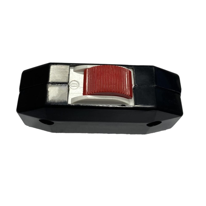 Interruttore Passafilo 10A Nero Interruttore Passafilo 10A Nero
