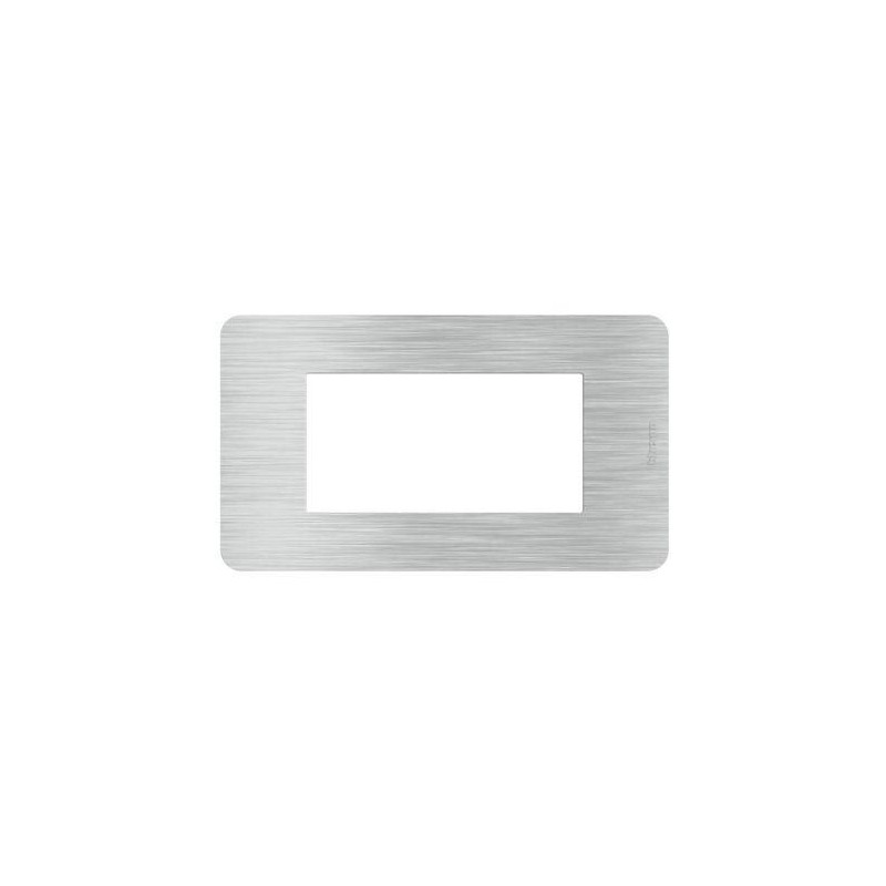 Placca Effects 4 moduli alluminio MatixGO BTICINO JA4804EA Placca Effects 4 moduli alluminio MatixGO BTICINO JA4804EA