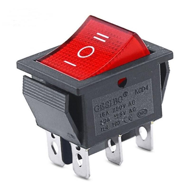 DEVIATORE A BASCULA UNIPOLARE ROSSO ON-OFF-ON KONELCO GBC 24220500 DEVIATORE A BASCULA UNIPOLARE ROSSO ON-OFF-ON KONELCO GBC 24220500
