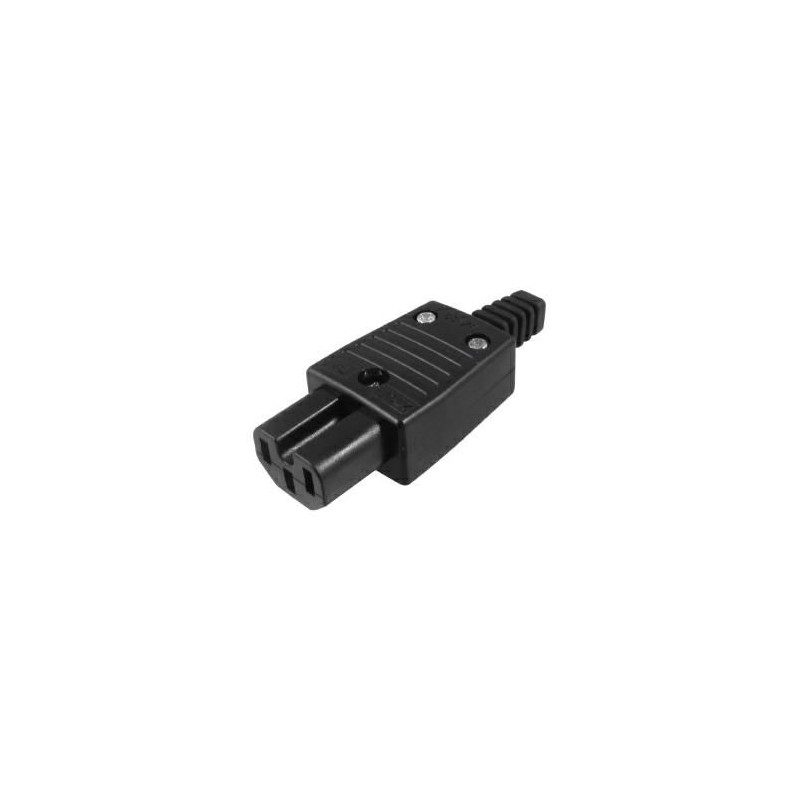 Presa tripolare ac volante 10A IEC C15 KONELCO GBC 22030102 Presa tripolare ac volante 10A IEC C15 KONELCO GBC 22030102