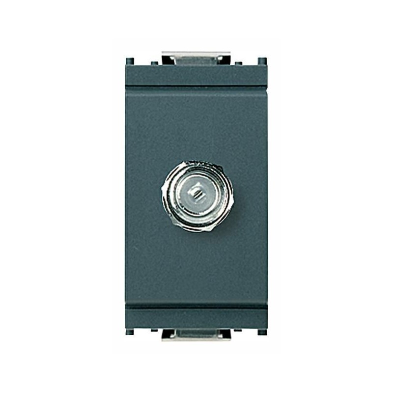 Presa coassiale tipo F femmina grigio Idea VIMAR 16331 Presa coassiale tipo F femmina grigio Idea VIMAR 16331