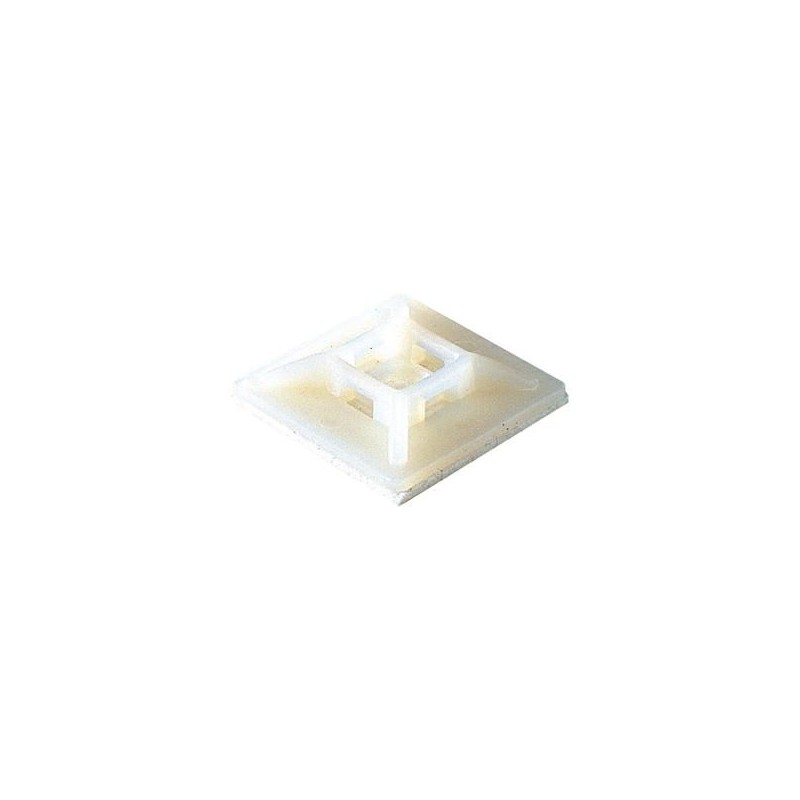 BASETTE BIANCHE ADESIVE 27X27 SAPISELCO 100PZ BASETTE BIANCHE ADESIVE 27X27 SAPISELCO 100PZ