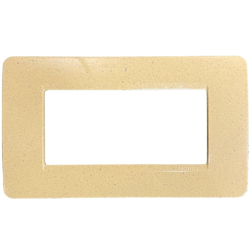 Placca Matix 4 Moduli Sabbia BTICINO AM4804SS Placca Matix 4 Moduli Sabbia BTICINO AM4804SS