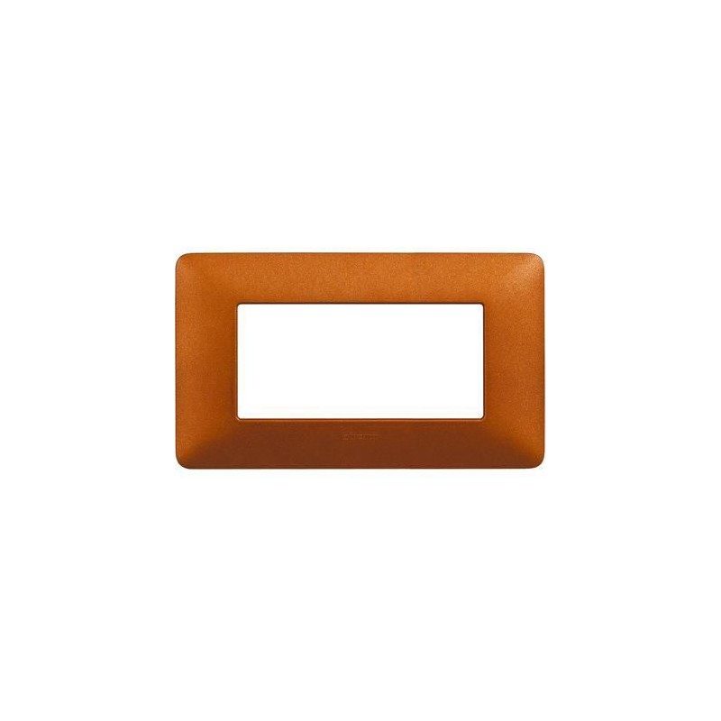 Placca Matix 4 Moduli Rosso Terra BTICINO AM4804TRT Placca Matix 4 Moduli Rosso Terra BTICINO AM4804TRT