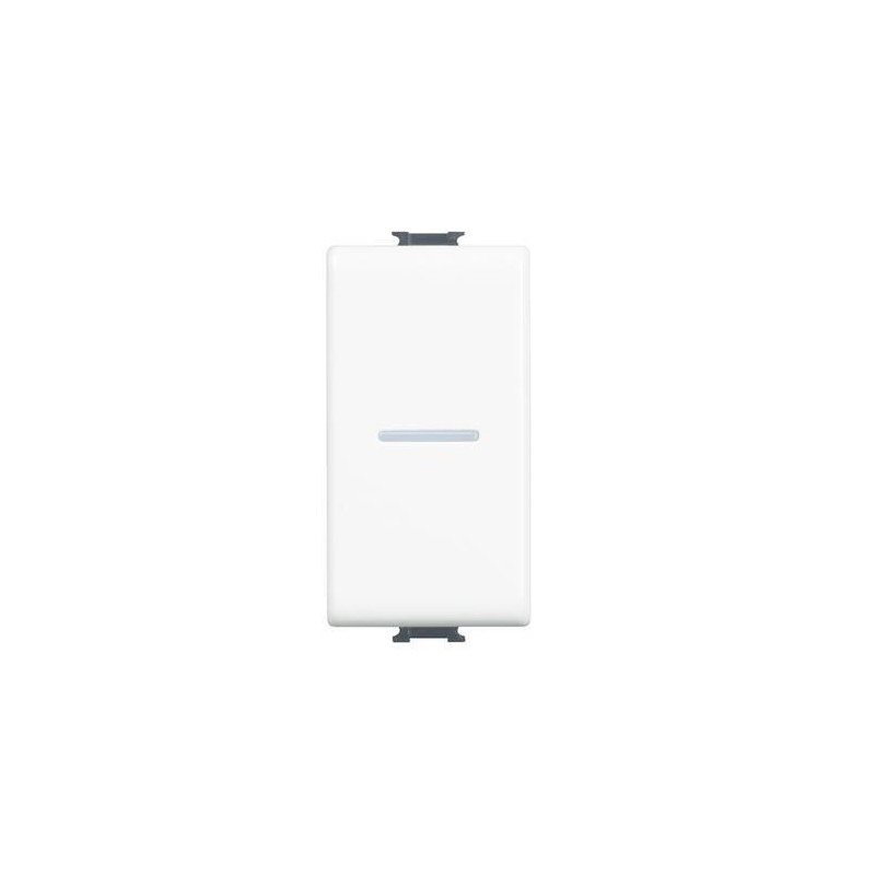 Pulsante assiale Matix 1P 10A BTICINO AM5055N Pulsante assiale Matix 1P 10A BTICINO AM5055N