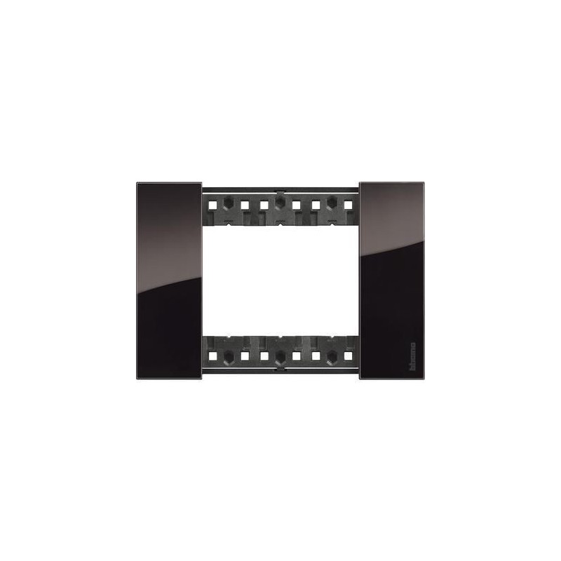 Placca Living Now 3 moduli notte BTICINO KA4803DG