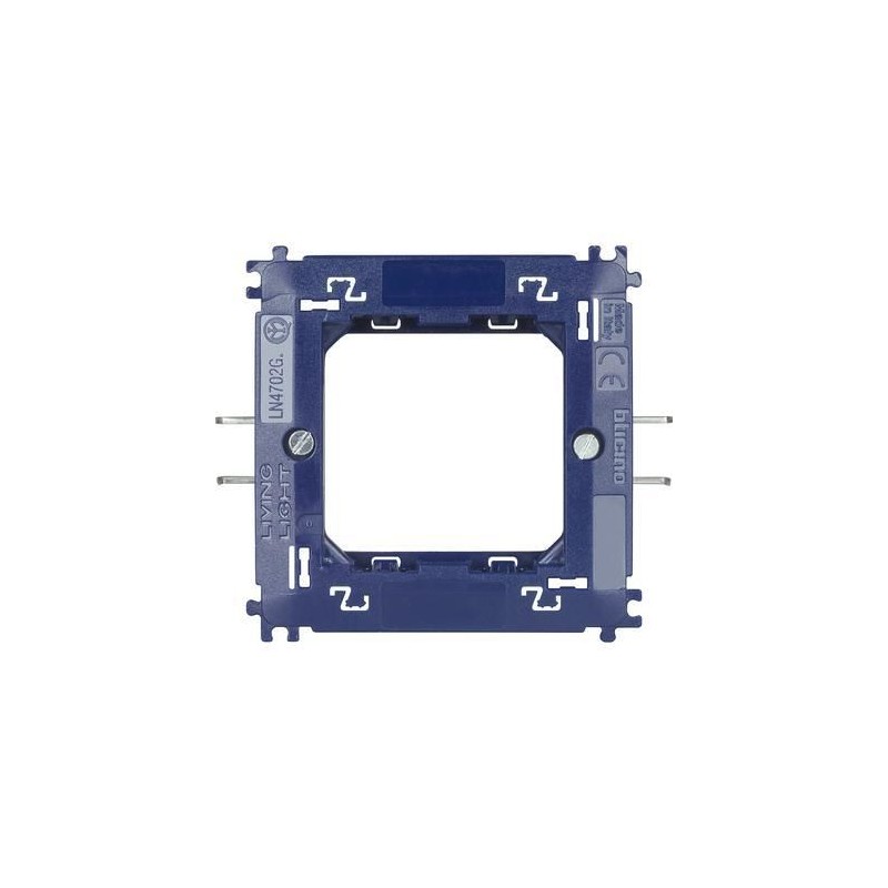 Livinglight supporto 2 moduli con graffette BTICINO LN4702G