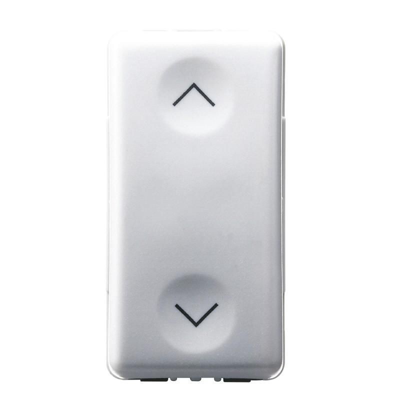 Doppio pulsante system 1 modulo con frecce su e giù GEWISS GW20521 Doppio pulsante system 1 modulo con frecce su e giù GEWISS GW20521
