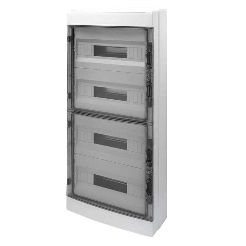 Centralino esterno IP65 72 (18x4) Moduli portello fumè GEWISS GW40109 Centralino esterno IP65 72 (18x4) Moduli portello fumè GEWISS GW40109