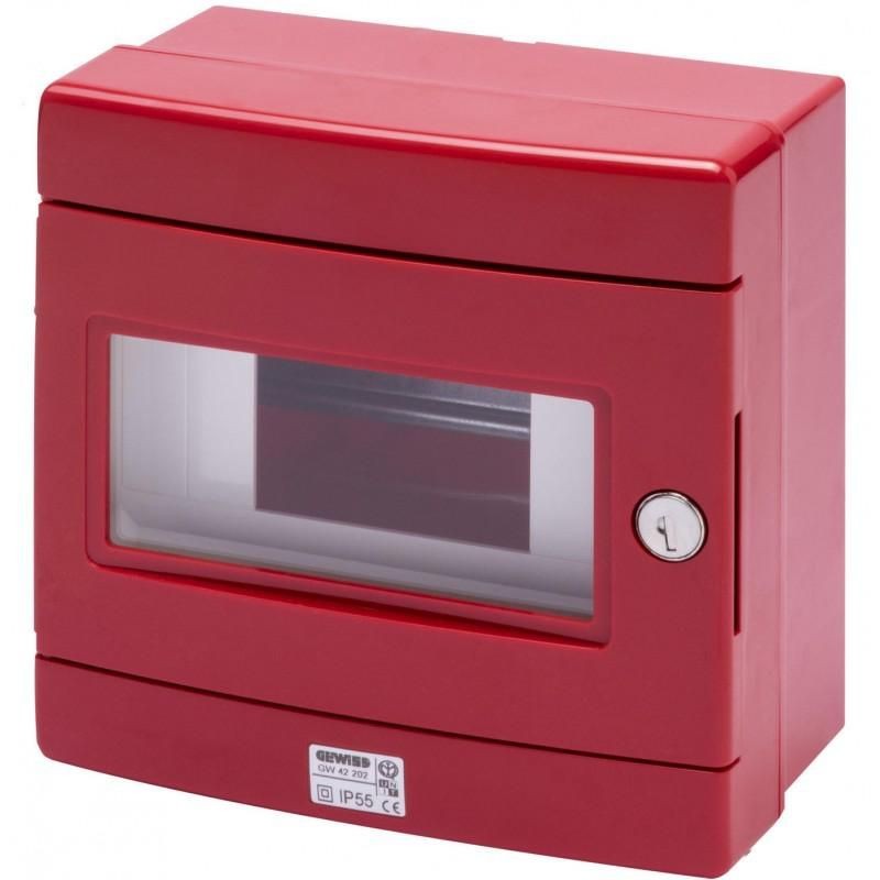 Centralino stagno per emergenza Rosso 8M GEWISS GW42202 Centralino stagno per emergenza Rosso 8M GEWISS GW42202