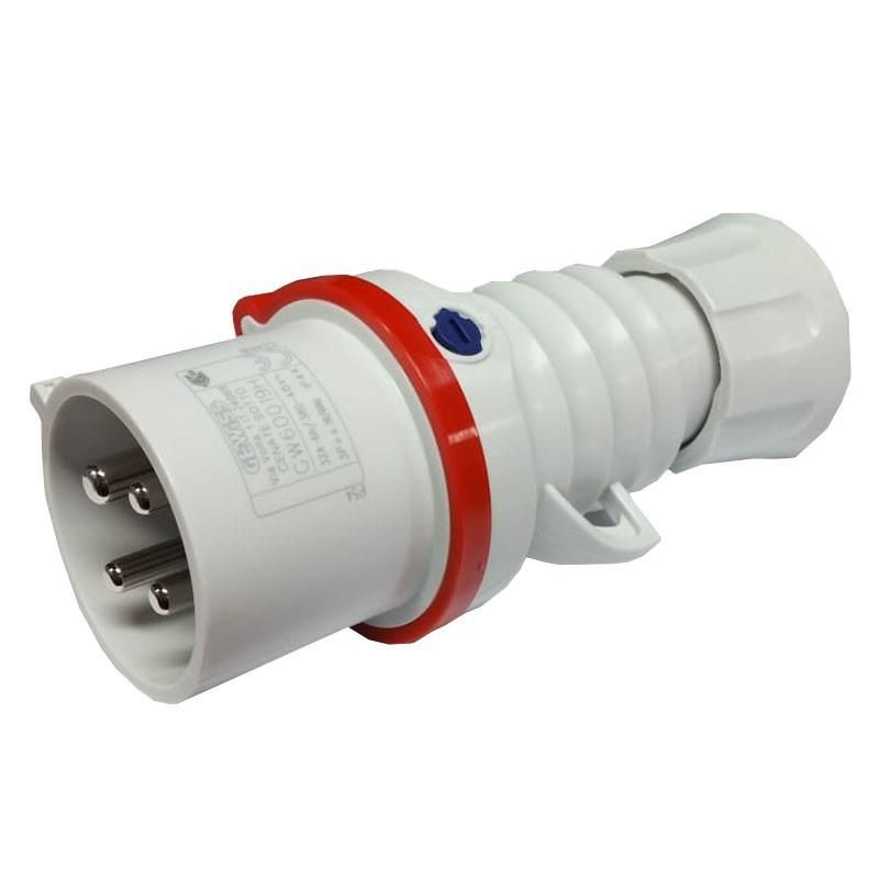 Spina mobile 3P+T 32A IP44 rossa 380V GEWISS GW60019H Spina mobile 3P+T 32A IP44 rossa 380V GEWISS GW60019H