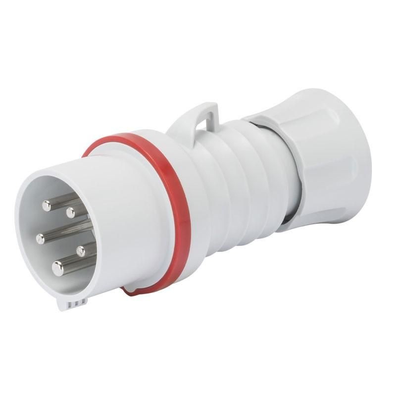 Spina mobile 3P+N+T 32A IP44 rossa 380V GEWISS GW60020H Spina mobile 3P+N+T 32A IP44 rossa 380V GEWISS GW60020H
