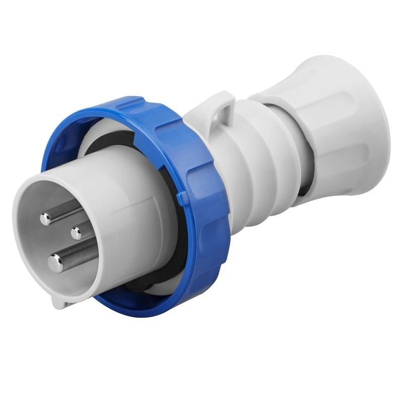 Spina mobile 2P+T 16A IP67 blu 220V GEWISS GW60026H Spina mobile 2P+T 16A IP67 blu 220V GEWISS GW60026H