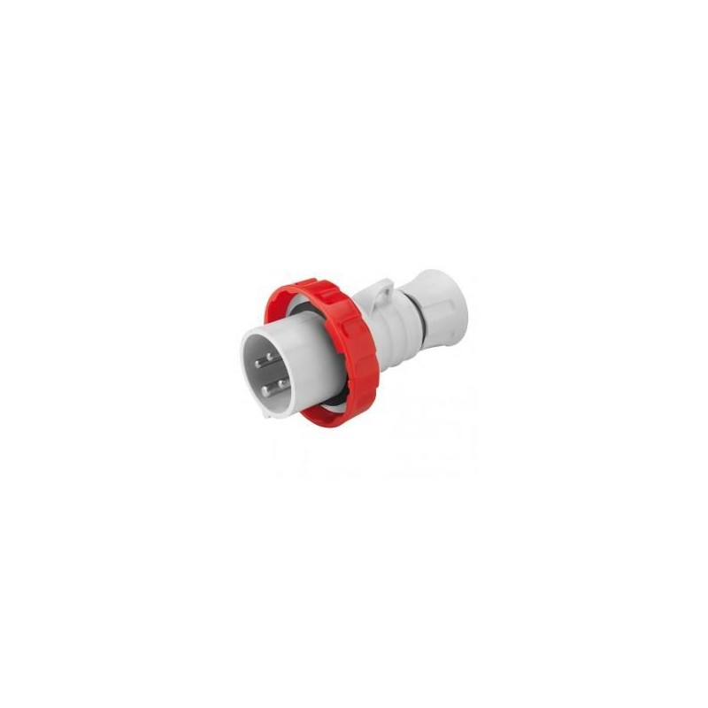 Spina mobile 3P+T 16A IP67 rossa 380V GEWISS GW60030H Spina mobile 3P+T 16A IP67 rossa 380V GEWISS GW60030H