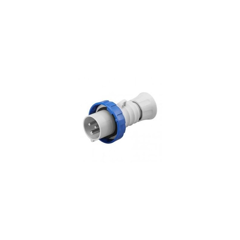 Spina mobile 2P+T 32A IP67 blu 220V GEWISS GW60037H Spina mobile 2P+T 32A IP67 blu 220V GEWISS GW60037H