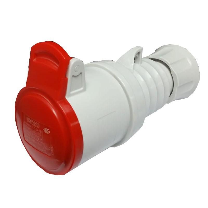 Presa mobile 3P+T 32A IP44 rossa 380V GEWISS GW62019H Presa mobile 3P+T 32A IP44 rossa 380V GEWISS GW62019H