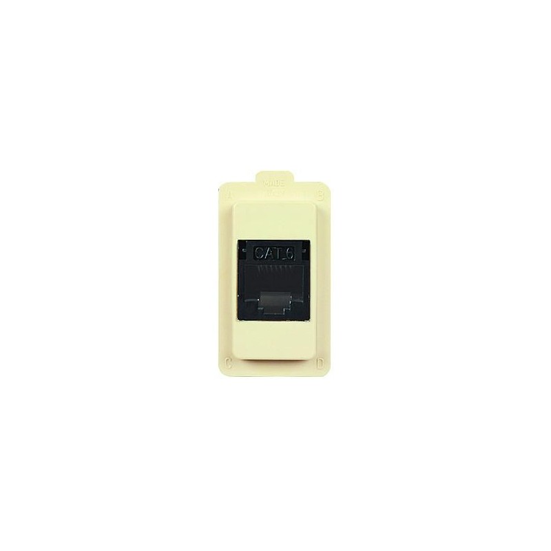 Tondo' Presa Dati RJ45 CAT6 UTP ELETTROCANALI ECL2587 Tondo' Presa Dati RJ45 CAT6 UTP ELETTROCANALI ECL2587