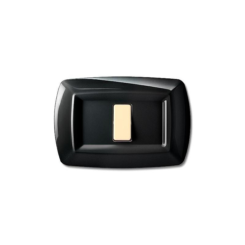 Tondo' Placca 1 Modulo Nero ELETTROCANALI ECL2591N Tondo' Placca 1 Modulo Nero ELETTROCANALI ECL2591N