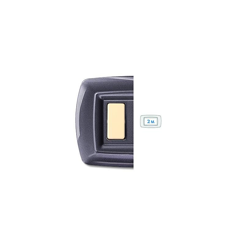 Tondo' Placca 2 Moduli Alluminio Notte ELETTROCANALI ECL2592AN Tondo' Placca 2 Moduli Alluminio Notte ELETTROCANALI ECL2592AN