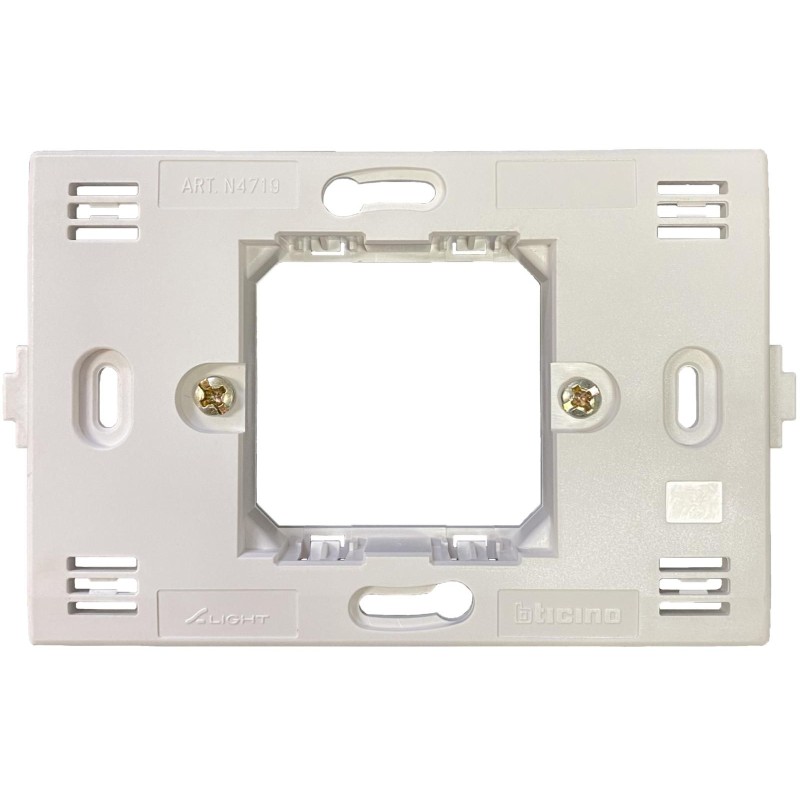 Supporto 2 moduli per placche Living Light BTICINO N4719G Supporto 2 moduli per placche Living Light BTICINO N4719G
