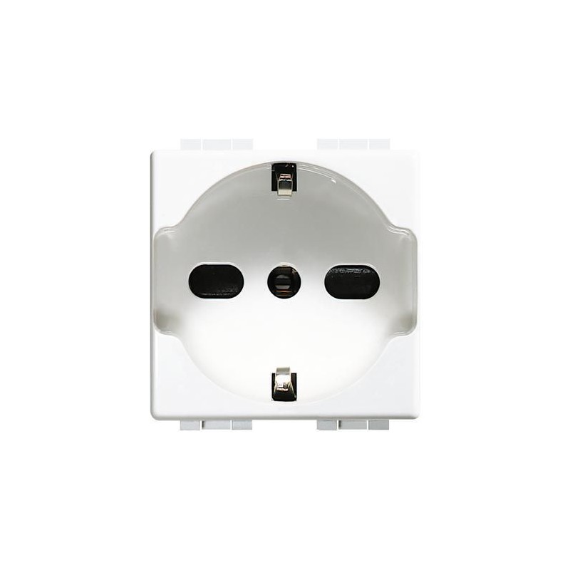 Luna presa Schuko universale 10/16A BTICINO C4140/16