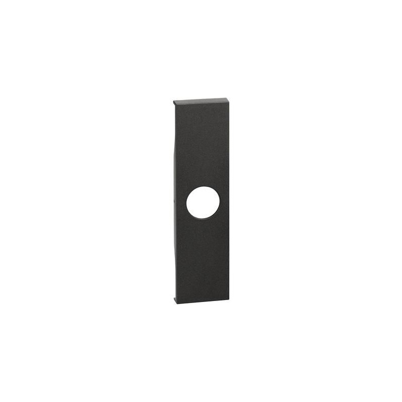 Cover Living Now per presa TV e falso polo Nero BTICINO KG08