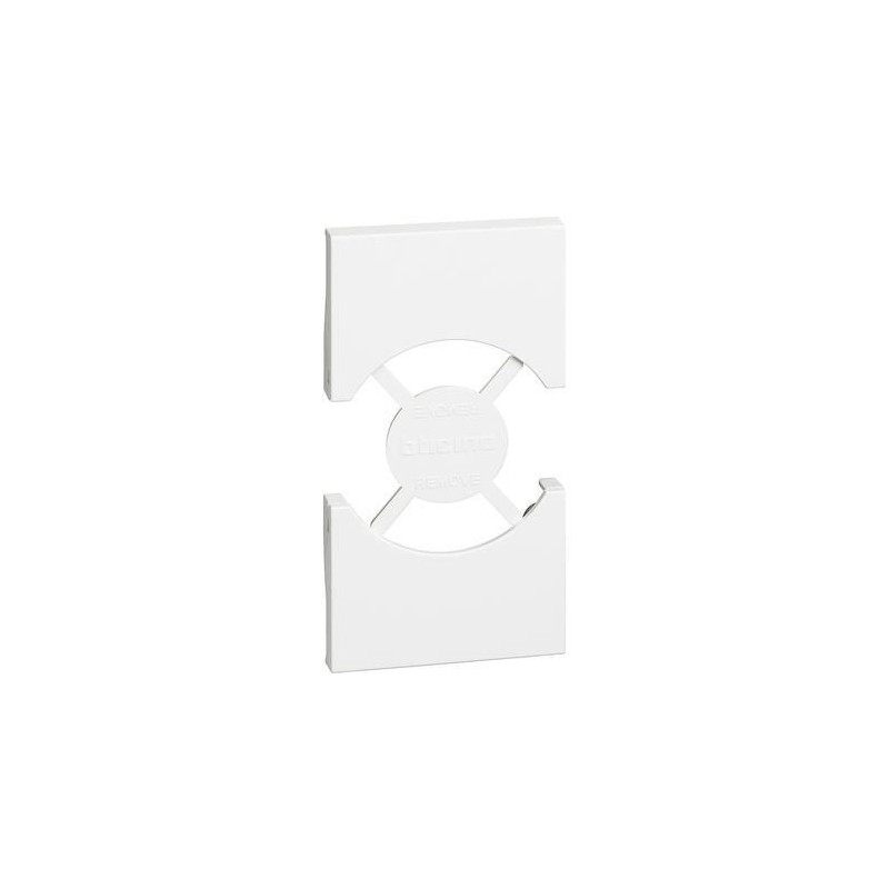 Cover Living Now per Presa Schuko 2 Moduli Bianco BTICINO KW03