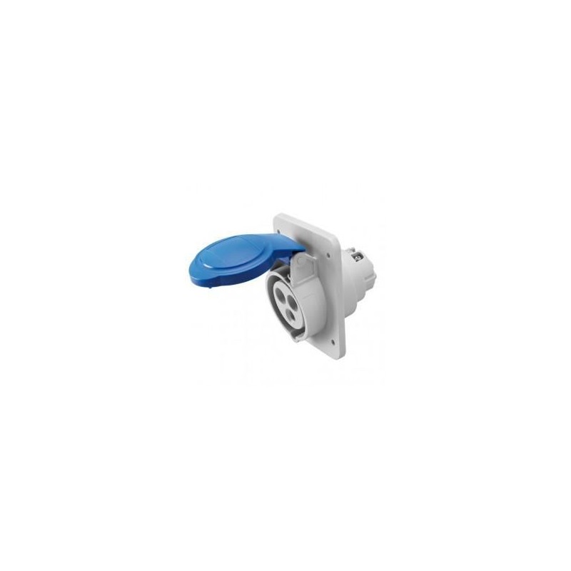 Presa fissa incasso 2P+T 16A IP44 blu 220V GEWISS GW62205H