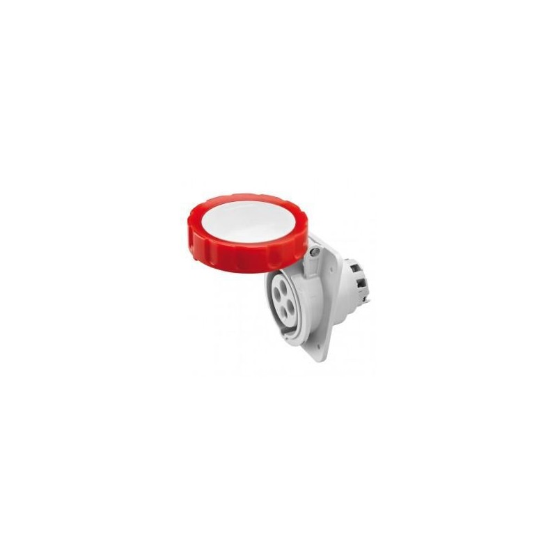 Presa fissa incasso 3P+T IP67 rossa 380V GEWISS GW62231H