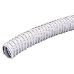 GUAINA FLESSIBILE SPIRALATA GRIGIA DIAMETRO 25 30MT