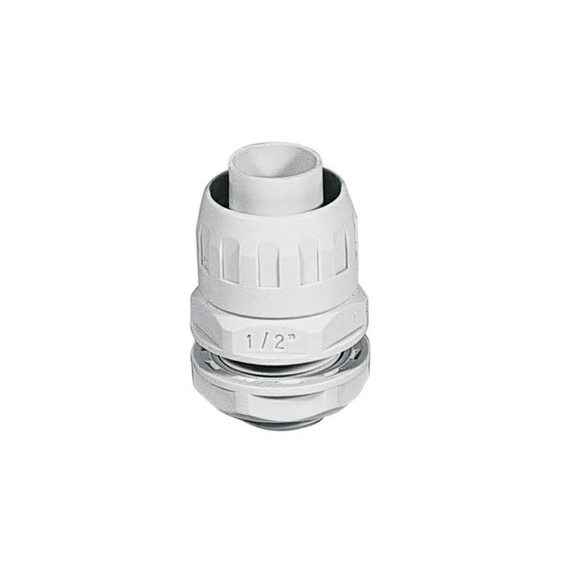 Raccordo Guaina Scatola IP65 colore grigio diametro 25mm ELETTROCANALI ECGX25