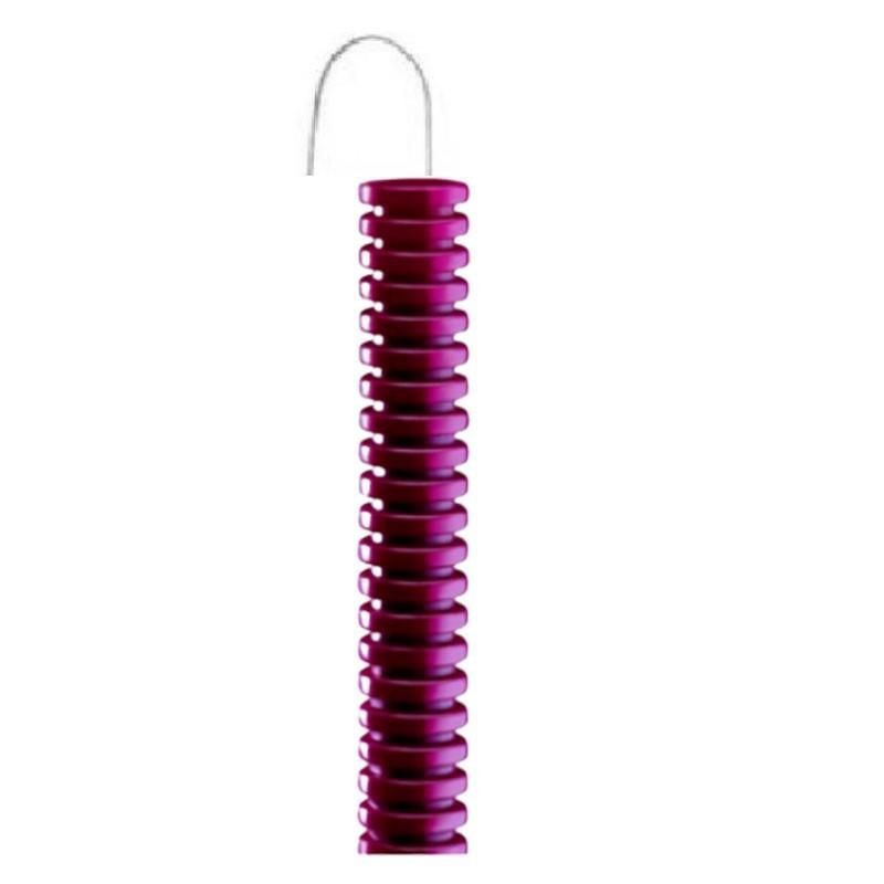 TUBO CORRUGATO LILLA CON TIRAFILO DIAMETRO 25MM 50MT