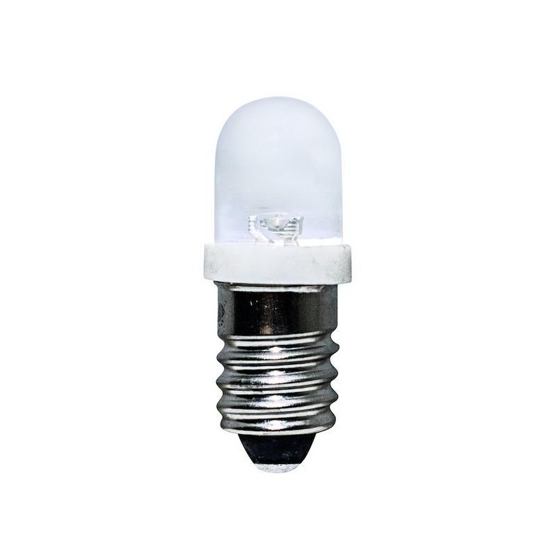 Lampadina LED Attacco E10 Dimensioni 29x12 2,5 lumen 3V 6500K LIFE 39.9E21003