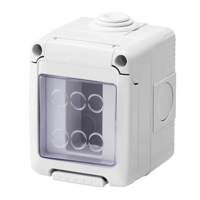 Contenitore per apparecchi System stagno 1 posto IP55 GEWISS GW27041 Contenitore per apparecchi System stagno 1 posto IP55 GEWISS GW27041