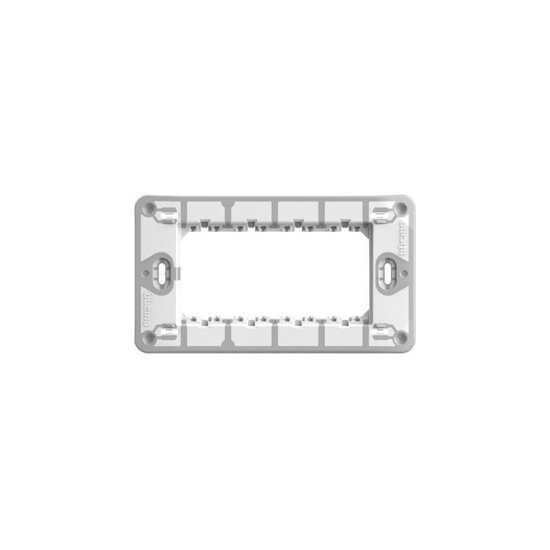 Supporto 4 moduli fissaggio viti MatixGO BTICINO J4704 Supporto 4 moduli fissaggio viti MatixGO BTICINO J4704