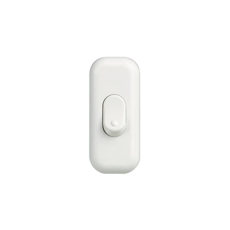 Pulsante terminale passafilo bianco Pulsante terminale passafilo bianco