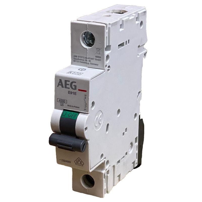 INTERRUTTORE MAGNETOTERMICO AEG COMPATTO 20A 1P 4.5KA 1 MODULO 552618 INTERRUTTORE MAGNETOTERMICO AEG COMPATTO 20A 1P 4.5KA 1 MODULO 552618
