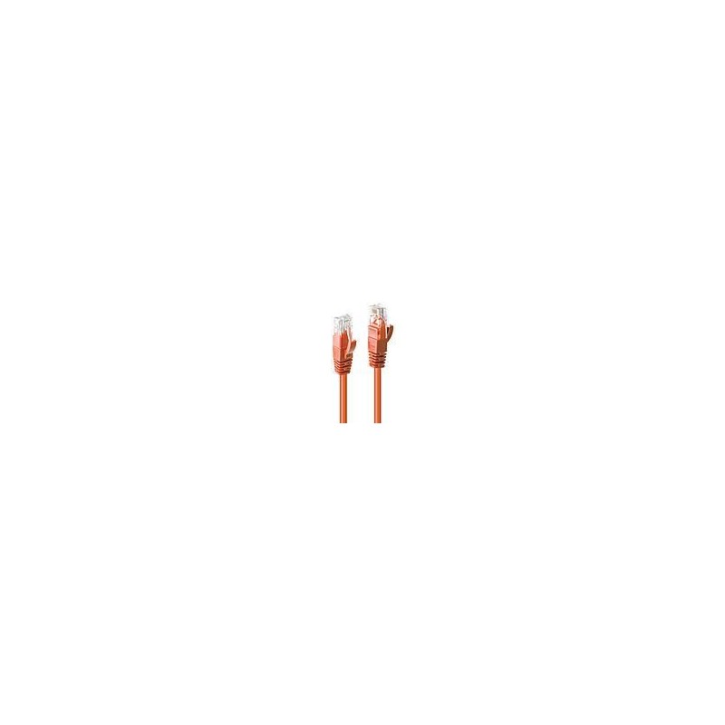 CAVO PATCHCORD UTP CAT6 0,5MT ARANCIO