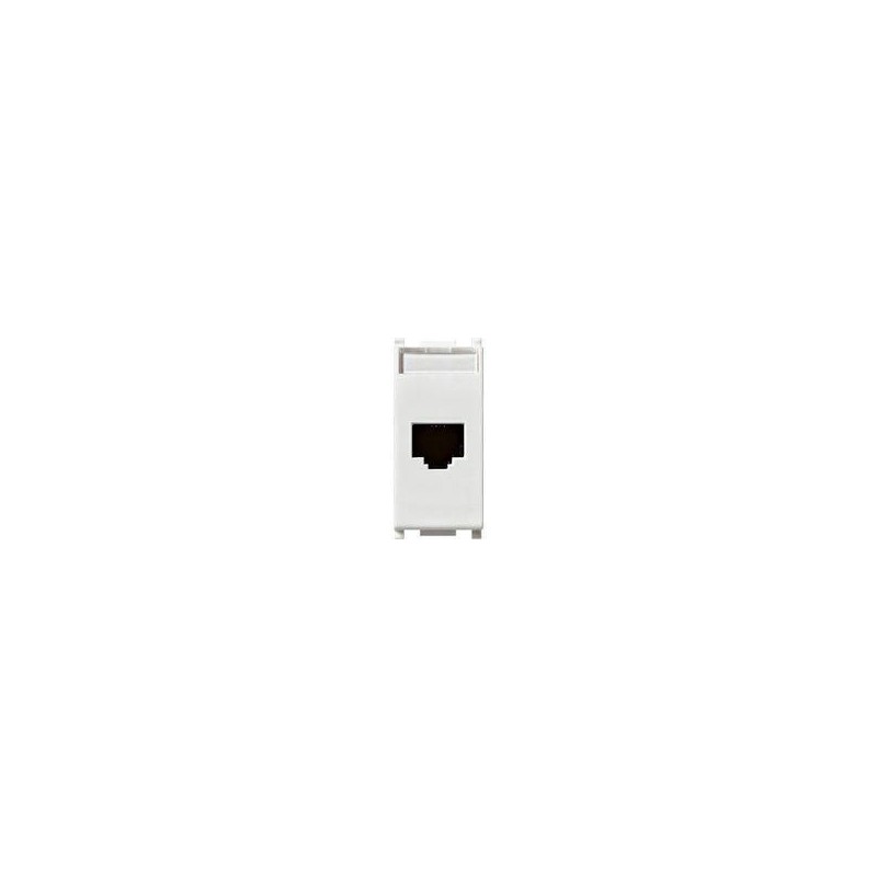 Presa Plana dati RJ45 CAT6 UTP colore bianco VIMAR 14339.6 Presa Plana dati RJ45 CAT6 UTP colore bianco VIMAR 14339.6